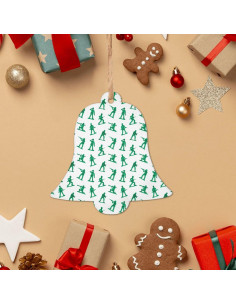 Conjunto de Adornos de Madera AIFAAFIIA Campana 6 Piezas 2