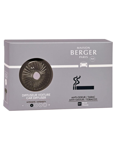 Difusor de aire acondicionado Maison Berger - Olor Anti-Tabaquismo - 4.5x4.5 cm