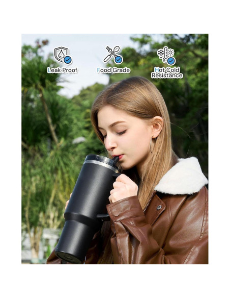 Tapa de repuesto Xrabbit para vaso Stanley 40 oz, 2 unidades