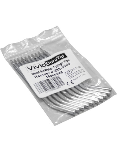 Puntas de Jeringa de Metal Pearson Dental - Paquete de 50