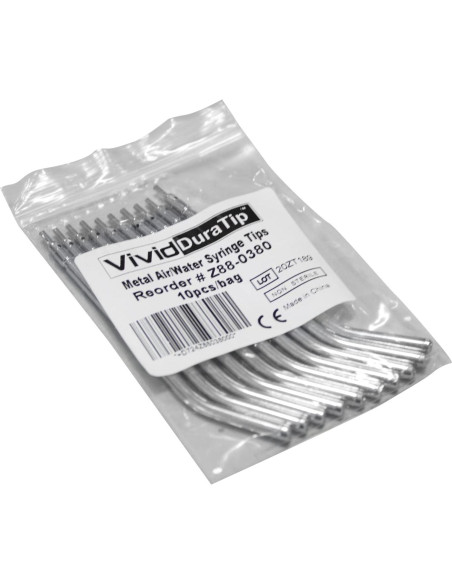 Puntas de Jeringa de Metal Pearson Dental - Paquete de 50