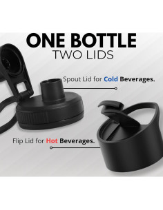 Botella Infusora de Té VCFROST 20oz Acero Inoxidable Doble Pared 2