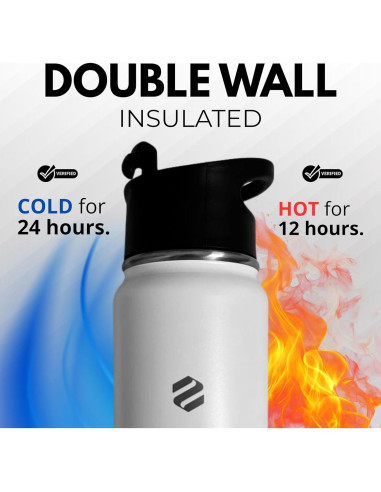 Botella Infusora de Té VCFROST 20oz Acero Inoxidable Doble Pared