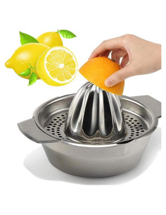 Exprimidor de Limón Acero Inoxidable Wingwa 355ml Manual