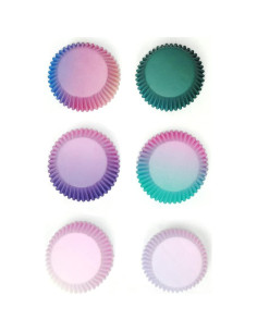 Forros de Cupcake Desechables Qiqee 300 Pcs 6 Diseños Variados 2