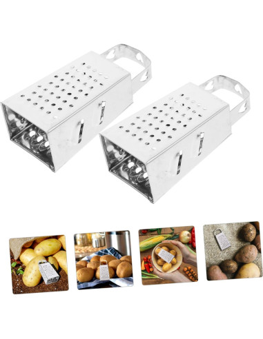 Rallador de Mano Cabilock Acero Inoxidable 6 Piezas 7.79 cm