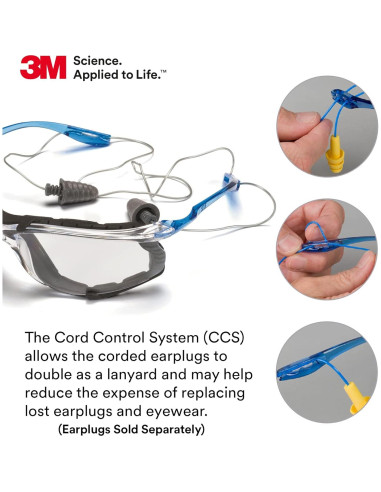 Gafas de Seguridad 3M Virtua CCS Anti-Niebla Azul