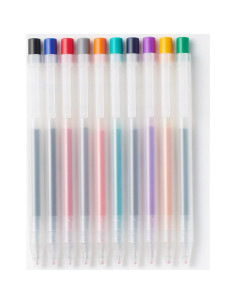 Bolígrafo Gel MUJI 0.5mm Set 10 Colores Importado Japón 2