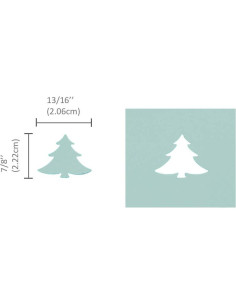Punch de Manualidades Bira Craft Árbol de Pino 2.54 cm 2