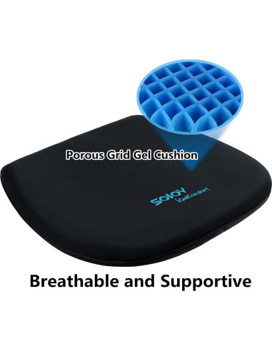 Cojín de Gel Sojoy SJ164A017 - Espuma Viscoelástica 45x40cm