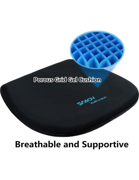 Cojín de Gel Sojoy SJ164A017 - Espuma Viscoelástica 45x40cm