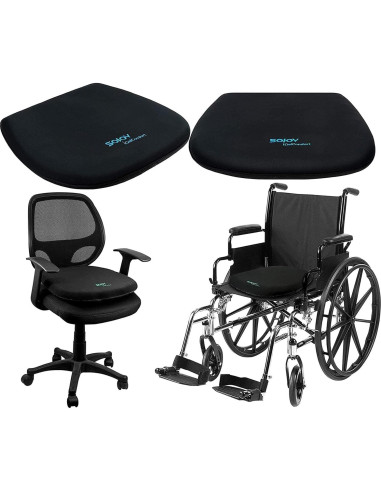 Cojín de Gel Sojoy SJ164A017 - Espuma Viscoelástica 45x40cm