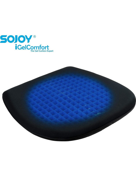 Cojín de Gel Sojoy SJ164A017 - Espuma Viscoelástica 45x40cm