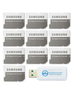 Adaptador MicroSD a SD Samsung x10 + Lector de Tarjetas