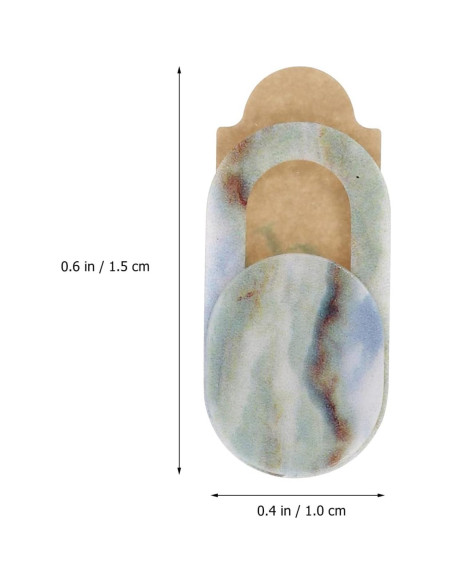 Cubierta de Webcam Hemobllo 6 Pcs Deslizante Mármol