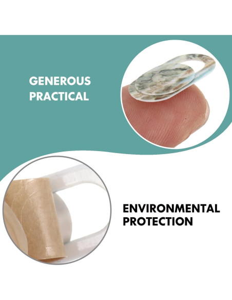 Cubierta de Webcam Hemobllo 6 Pcs Deslizante Mármol