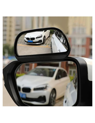 Espejos de Punto Ciego TOP-MAX Rectangulares Ajustables 2 Pcs