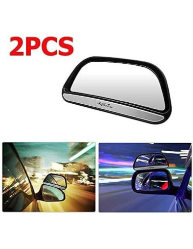 Espejos de Punto Ciego TOP-MAX Rectangulares Ajustables 2 Pcs