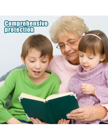 Protector de Esquinas de Libro Zhengmy 160 Piezas Metal Vintage