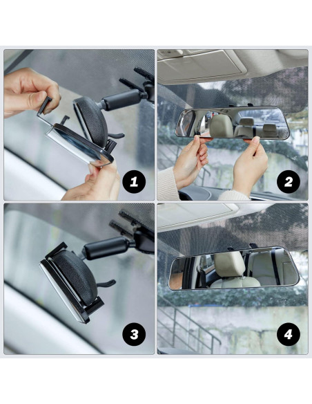 Espejo Retrovisor Convexo JOYTUTUS 30 cm Universal Clip-on