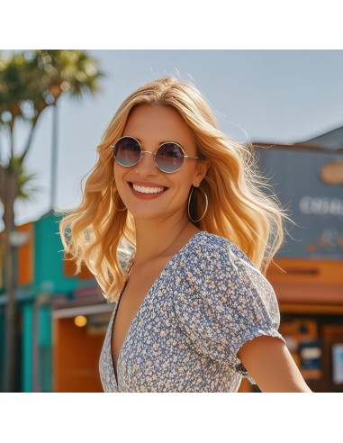 Gafas de sol redondas Joopin polarizadas UV400 unisex