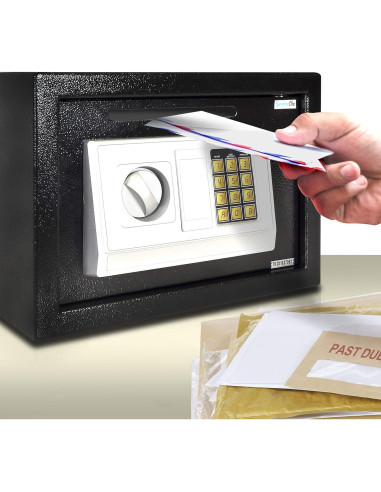 Caja Fuerte Electrónica SereneLife 35.1x24.9cm con Llaves