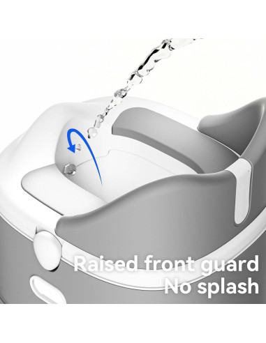 Asiento de Entrenamiento para Baño 3 en 1 RGKQSY Gris