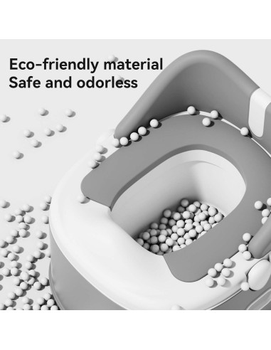 Asiento de Entrenamiento para Baño 3 en 1 RGKQSY Gris