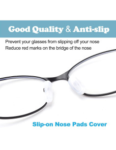 Cubiertas Almohadillas Nariz Gafas Lvvfit 5 Pares Talla M 2