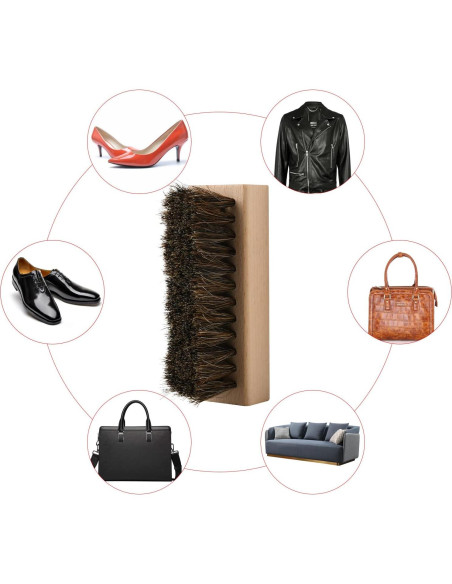 Set de 2 Cepillos Limpiadores Cosmos para Zapatos de Cuero