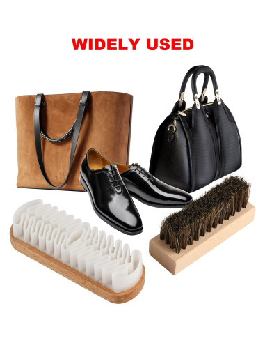 Set de 2 Cepillos Limpiadores Cosmos para Zapatos de Cuero