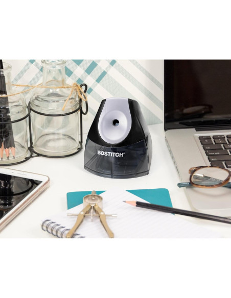 Afilador Eléctrico de Lápices Bostitch Office Negro 380g