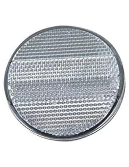Reflector Redondo Alta 6.35 cm para Bicicleta Delantero
