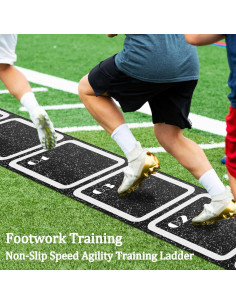 Escalera de Agilidad LOPMQRV de Caucho Antideslizante 4.5m 2