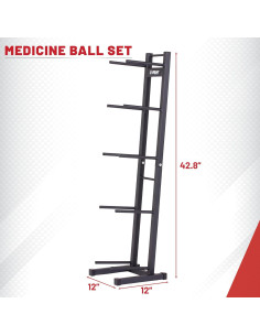 Conjunto de Balones Medicinales Lifeline 2-10lb - Antideslizante 2