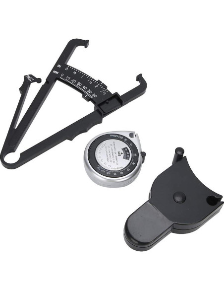 Medidor de Grasa Corporal Betued 3 Pcs Cinta Métrica 150cm
