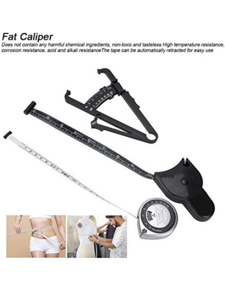 Medidor de Grasa Corporal Betued 3 Pcs Cinta Métrica 150cm