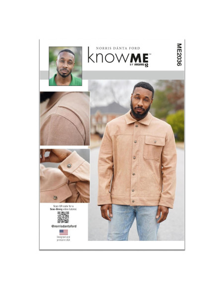 Patrón de Costura Chaqueta Casual Hombre McCall's ME2036