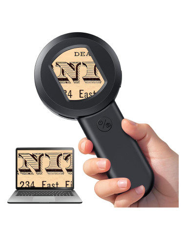 Lupa Digital Hayve HM020 con Pantalla IPS 2" 100X y Luz