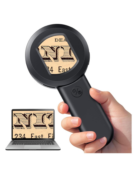 Lupa Digital Hayve HM020 con Pantalla IPS 2" 100X y Luz