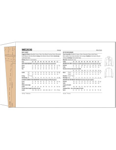 Patrón de Costura Chaqueta Casual Hombre McCall's ME2036 2