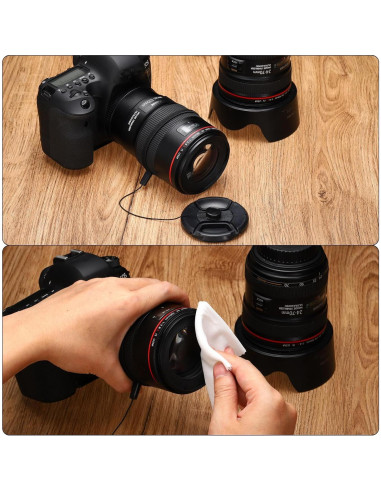 Juego de 3 Tapas de Lente 86mm PATIKIL para DSLR