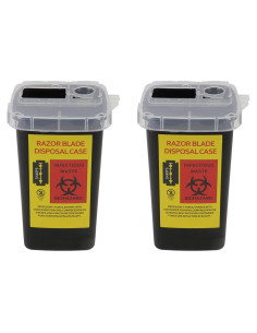 Contenedor de Desecho de Cuchillas FRCOLOR 2 Pcs 15.5x9.5cm