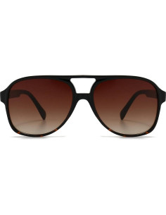 Gafas de sol aviador vintage UV400 unisex amarillas 2