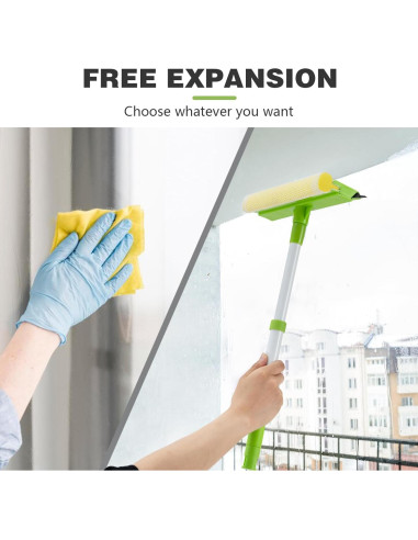 Limpiaparabrisas de Ventana 2 en 1 Bryquelin Verde 25.4cm