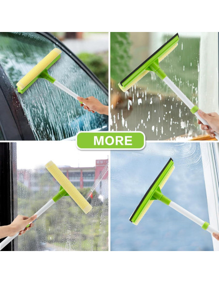 Limpiaparabrisas de Ventana 2 en 1 Bryquelin Verde 25.4cm