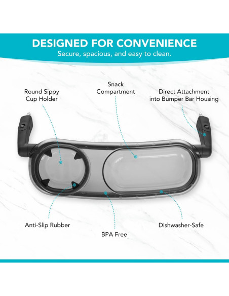 Bandeja de Snack Universal Uniqify para Cochecito VISTA/CRUZ