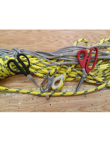 Tijeras de Acero al Carbono Ascend Tools 159 mm para Fibra