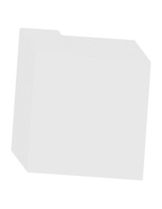 Divisores de Vinilo Angoily 10 Piezas con Etiquetas Blancas