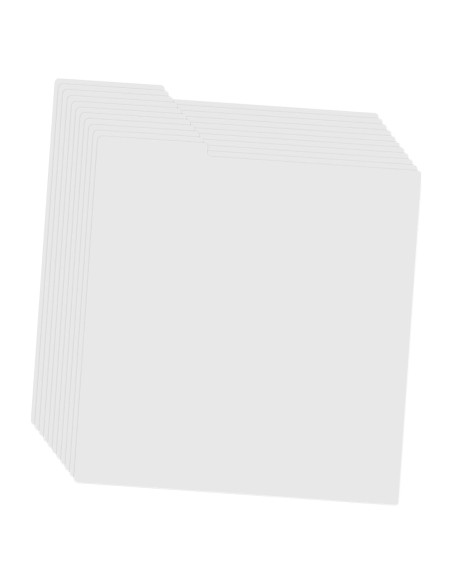 Divisores de Vinilo Angoily 10 Piezas con Etiquetas Blancas
